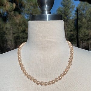 Rare Vintage Miriam Haskell Faux Pearl Necklace